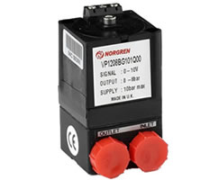 Miniature proportional pressure control valve